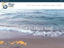 Tablet Screenshot of playaazul.com.mx